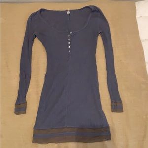 Thermal tight mini dress